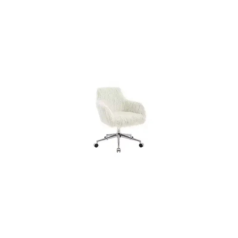 HomeStock 47 in.H Adjustable Height Black Faux Leather Seat Material with Nailhead Trim Executive Office Chairs