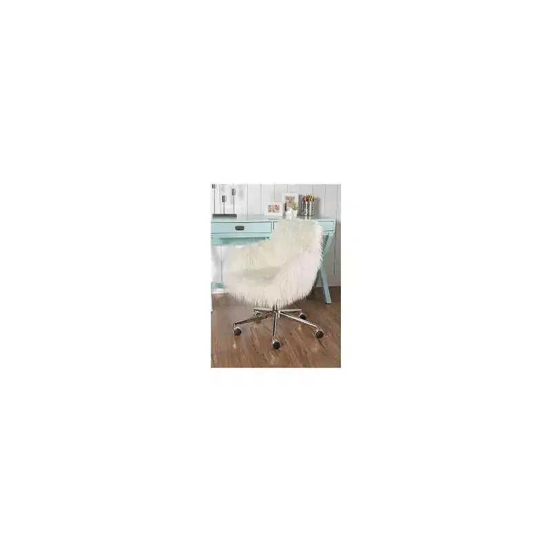 HomeStock 47 in.H Adjustable Height Black Faux Leather Seat Material with Nailhead Trim Executive Office Chairs