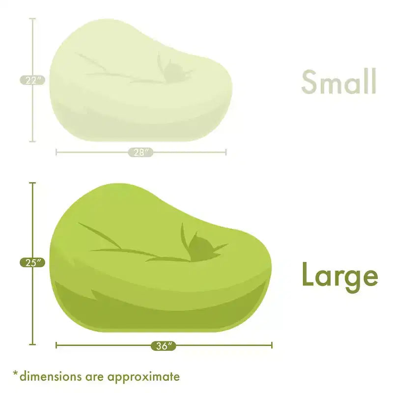 Majestic Home Goods Small Bean Bag Fusion