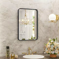 TUYOHW 30x22 Inch Wall Mount Bathroom Mirror,Modern Wall Mount Vanity Mirror for Bathroom,Entryway(Horizontal & Vertical)